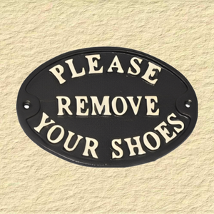 Placa <span class=keywords><strong>de</strong></span> pared privada <span class=keywords><strong>de</strong></span> hierro fundido <span class=keywords><strong>de</strong></span> herrero al por mayor cartel decorativo <span class=keywords><strong>de</strong></span> metal <span class=keywords><strong>para</strong></span> puerta - Product Image 6