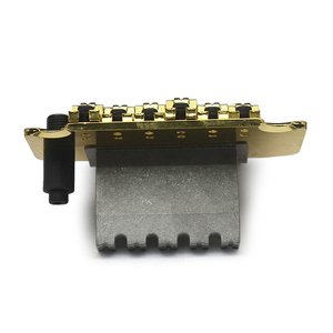Pont <span class=keywords><strong>de</strong></span> guitare en métal <span class=keywords><strong>haut</strong></span> <span class=keywords><strong>de</strong></span> <span class=keywords><strong>gamme</strong></span> avec système <span class=keywords><strong>de</strong></span> trémolo double, accessoires durables pour guitare électrique - Product Image 5