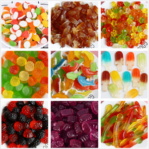 Vente en gros de bonbons gélifiés aux fruits assortis, mélange d'agrumes et de sucrés, doux, halal, en vrac, personnalisés, OEM, marque privée, producteur <span class=keywords><strong>TIK</strong></span> <span class=keywords><strong>TOK</strong></span> - Product Image 2