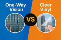 Vinyle micro-perforé auto-adhésif écologique à vision unilatérale pour matériau graphique personnalisé imprimé pour fenêtres de bureau