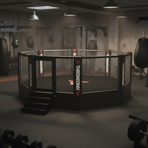 วงแหวน<span class=keywords><strong>มวย</strong></span>แบบกรง MMA สำหรับการแข่งขันระดับมืออาชีพกรงทรงแปดเหลี่ยมพร้อมโลโก้พิมพ์แบบกำหนดเองได้ - Product Image 5