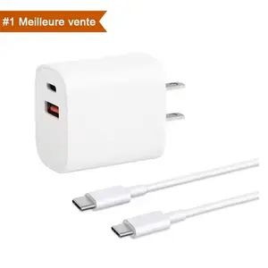 Original-Ladegerät für Iphone 15 14 13 12 Schnelles Aufladen Typ-C PD 20 W Kabel-Ladegerät für Iphone Ladekabel