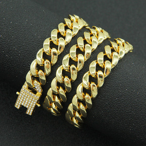 2026 New Innovation Geometric Design Alloy Gold Silver Plated Chain Bracelet Hiphop Style <b>Mens</b> Bracelet Trendy Jewelry Wholesale - Product Image 3