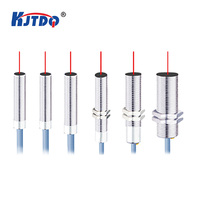Capteur photoélectrique laser à réflexion diffuse KJT M5 IP67 ultra compact NPN PNP NO NC 10-30V 100mm, interrupteur utilisé sur machine, vente chaude
