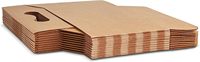 Benutzer definierte 6er Pack Flaschen halter Kraft Karton 12 oz. Bierflaschen träger Karton verpackung mit Griffen