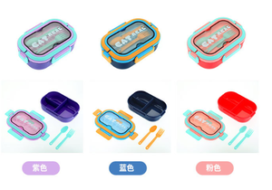 Lonchera de Plástico de Gran Capacidad de 40 oz, Apta para Microondas, de un Solo Nivel, Tipo Bento, Hermética, Calentable, con 2 Compartimentos, Libre de BPA - Product Image 5