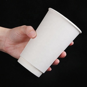 Gobelets en papier écologiques, design double paroi personnalisé, 8/12/16 oz, gobelets à café jetables, matériau papier 280 g/m²-320 g/m² - Product Image 4