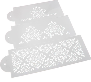 Tùy Chỉnh Laser Cắt Đường Sàng Mẫu Tự Làm Nghệ Thuật Stencil Bánh Công Cụ Bánh Stencil Cho Trang Trí Bánh Phụ Kiện Trang Trí Cung Cấp - Product Image 3