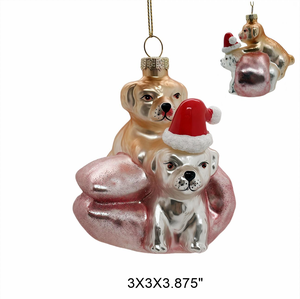 <span class=keywords><strong>เครื่อง</strong></span>ประดับแบบแขวนสำหรับสุนัขเป็ดนกสัตว์เลี้ยงสไตล์<span class=keywords><strong>โบราณ</strong></span>พร้อมรายละเอียดกระจกสำหรับแสดงหน้าต่างและของตกแต่งต้นคริสต์มาส - Product Image 2