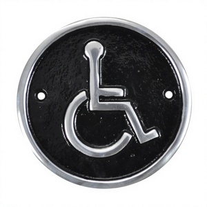 Autobús Tren Hospital Montado Señal Persona lesionada Airwars Sign Metal 100% Sin óxido General Wall Sign para puerta y pared - Product Image 1