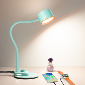 Lámpara de Escritorio Moderna de Aluminio con Atenuación DC y 7 Niveles de Brillo <span class=keywords><strong>para</strong></span> Dormitorio o Sala de Estar - Lámpara de Mesa LED - Product Image 1
