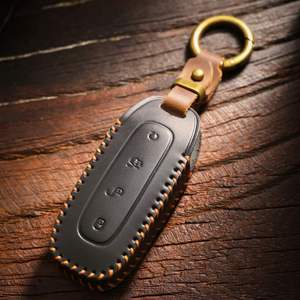 เหมาะสำหรับเคสกุญแจเดนซ่า ดี 9 ปี 2022, เคส DM-i, เคสกุญแจรถยนต์พิเศษ EV เดนซ่า ดี 9, หนังแท้สำหรับผู้ชาย - Product Image 1