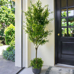 Árvore de Oliveira Artificial Estilosa de 90cm para Decoração de Interiores de Casa Material Plástico PE Planta Decorativa para Interior - Product Image 1