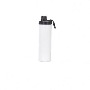 Gobelet isotherme moderne en acier inoxydable double paroi de 20 oz avec double couvercle et tube d'aspiration, vente en gros, sublimation, pour boissons froides, transfrontalier - Product Image 1