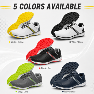 Zapatos <span class=keywords><strong>de</strong></span> Golf para <span class=keywords><strong>Hombre</strong></span> al por Mayor, Antideslizantes, Ligeros, Casuales, para Césped Artificial, Tallas 39-47, para Caminar y Entrenar al Aire Libre - Product Image 4