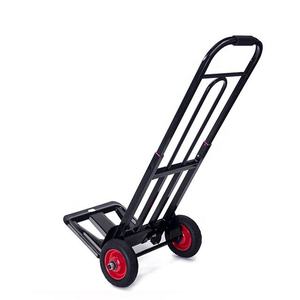 Troli Dorong Lipat 4 Roda Ringan Berbahan Baja Desain Portabel untuk Belanja dan Perjalanan Luar Ruangan - Product Image 5