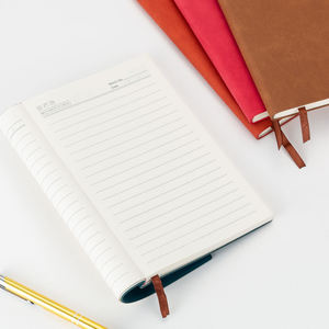 High Quality Wholesale Functional Leather Notebook Custom Size Leather Notebook for Business Gift <strong>Project</strong> <strong>Planner</strong> - Product Image 3