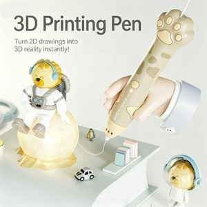 Stylo d'impression 3D EPT résistant aux basses températures avec design de patte de <span class=keywords><strong>chat</strong></span> mignon, filament PCL, autonomie de 45 minutes pour les projets artistiques et créatifs des enfants - Product Image 3
