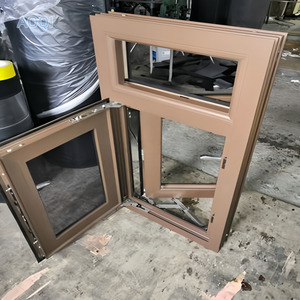 Fenêtre coulissante en aluminium oscillante sur mesure de haute précision pour usage domestique, avec double vitrage isolant et joint d'étanchéité - Product Image 3