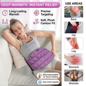 Compresse de <span class=keywords><strong>gel</strong></span> réutilisable pour soulager les douleurs dorsales, enveloppement de soutien lombaire, thérapie chaud-froid, coussin chauffant pour la sciatique - Product Image 4