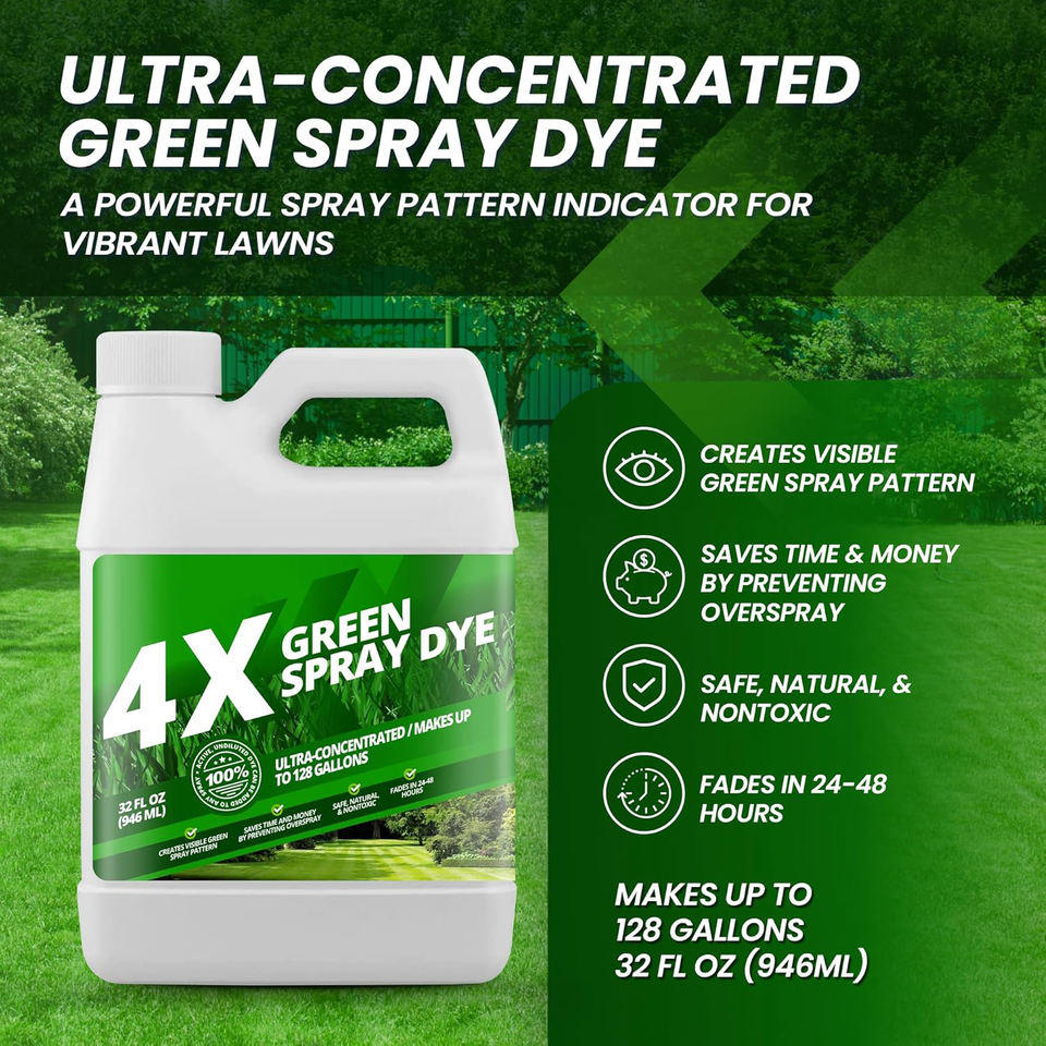Concentrated Turf Grass Dye Turf Colorants Spray on Green Grass ...