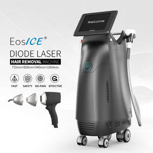 Eos ICE 1000w 다이오드 레이저 제모 1064 755 808 Diodo 3 파장 헤어 분석기와 제모 장치 - Product Image 1