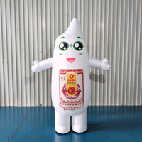 Costume gonflable de mascotte riz Longgang de qualité en tissu Oxford pour adulte, idéal pour événements, défilés, fêtes et promotions
