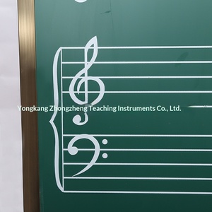 铝合金框架木质黑板多功能磁性绿板用于音乐教师教学 - Product Image 4