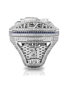 Anillo de Campeón de Fútbol Blue Hawk 2025-2026, con Alas, Deportivo, para Hombre, Joyería de Moda - Product Image 4