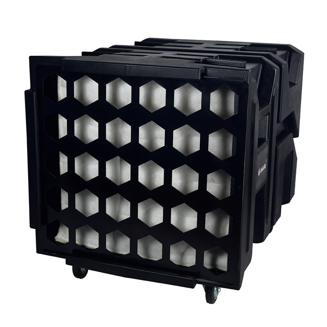 H 2000 CFM Commercial Negative Air Scrubber Dust Control Air Filtration System with HEPA Filter for Water Damage Restoration