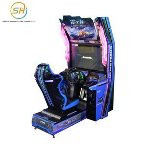 Le premier jeu de course compétitif en ligne au monde : Thunder <span class=keywords><strong>Racing</strong></span> G, une machine de jeu d'arcade de course dynamique. - Product Image 5