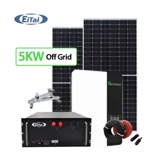 Eitai Off Grid Solar Power 5-30Kw System Home Use High Working Efficiency All In One Solar Power System Single Phase