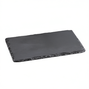 Plateau de service rectangulaire en ardoise 12x6 pouces pour fromages et apéritifs - Product Image 2