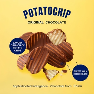 Chips de pommes de terre enrobées de chocolat en gros à bas prix, snacks exotiques, livraison mondiale de snacks exotiques, chips de pommes de terre - Product Image 3