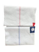 Serpillère jetable en coton avec logo personnalisé, manche en aluminium, tampon de nettoyage pour sols