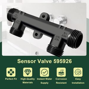 Válvula Sensora JULULINK 595926 para Bombas de Circulación de Agua Caliente Serie UP de Watts Grundfos, Plástico Negro y Latón - Product Image 3