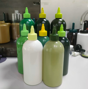 Multi Color PET Plastic Squeeze Oil <b>Bottle</b> With Pointed Nozzle Cap Refillable Dispensing Container For Hair Oil Cooking Sauce - Product Image 4