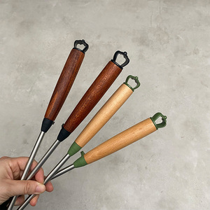High-Temperature Kitchen Tools Gadgets Wood <b>Silicone</b> Cooking Utensils Kitchen Set <b>Silicone</b> Kitchen Utensils Set With Wood Handle - Product Image 3