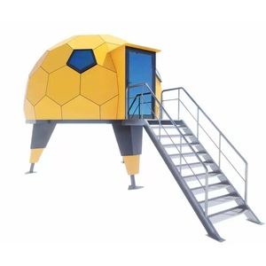 Astuto 20ft minuscolo contenitore modulare della cabina dell'hotel della capsula per la casa dall'acciaio prefabbricato durevole di progettazione contemporanea per uso del salone - Product Image 2