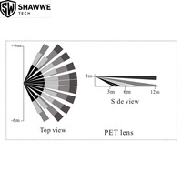 Detector de Movimiento Dual con Cable para Interiores, PIR+Microondas, Inmune a Mascotas de 25 kg, Sensor de Alarma de Seguridad Anti-interferencias