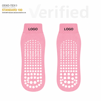 Chaussettes de Pilates pour femmes avec logo personnalisé, couleurs variées, en coton tricoté, confortables, respirantes, antidérapantes, pour le yoga et le sport, idéales pour l'été