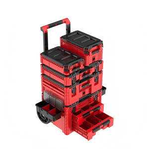 Carrito Portaherramientas Apilable e Impermeable <span class=keywords><strong>con</strong></span> <span class=keywords><strong>Ruedas</strong></span> del Fabricante para Almacenamiento <span class=keywords><strong>de</strong></span> Equipos y Maletín <span class=keywords><strong>de</strong></span> Vuelo para <span class=keywords><strong>Herramientas</strong></span> <span class=keywords><strong>de</strong></span> Ferretería - Product Image 2