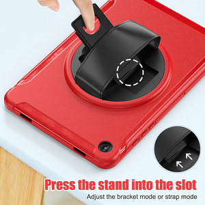 Đối Với Samsung <span class=keywords><strong>Galaxy</strong></span> <span class=keywords><strong>Tab</strong></span> A11 <span class=keywords><strong>8</strong></span>.7 Inch 2025 TPU Bumper Rugged Defender Trường Hợp Với 360 Xoay Đứng Vai Vành Đai - Product Image 4