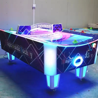 Offre Spéciale d'usine Simulateur de jeux vidéo à jetons Jeux de hockey incurvés Arcade Air Hockey Table