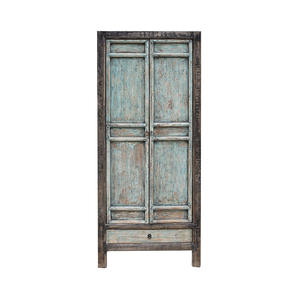 必须有干漆4抽屉2门柜罕见工艺优雅漆面 - Product Image 4