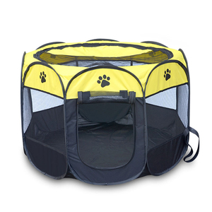 Portable Foldable Playpen Pet Dog Crate Room Puppy Exercise Kennel roof medium indoor female dog playpen