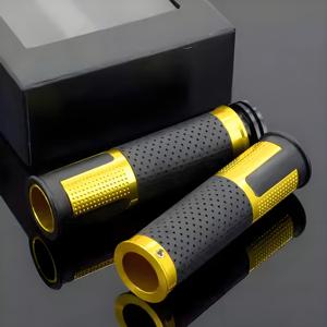 Motosiklet gidonu kauçuk modifikasyon aksesuarları off-road spor araba alüminyum alaşım gaz dönüş kolu toptan - Product Image 5