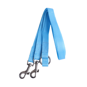 HBD923 Cheap Luxury Traction Rope Two Jointed One Double <b>Hooks</b> Two-headed Nylon Pet <b>Dog</b> Leash - Product Image 5