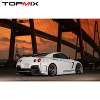 Nouveau 2007-2025 pour GTR R35 KR-style pare-chocs avant lèvre jupes latérales garde-boue passages de roue arrière pare-chocs arrière diffuseur Kit de carrosserie