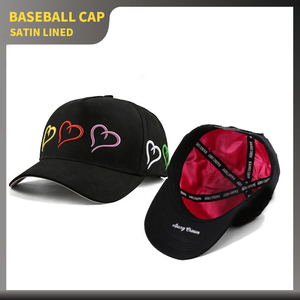 Cappellini da Baseball in Suede con Fodera in Raso e Ricamo 3D a 5 Pannelli, Personalizzabili con Logo, Produzione all'Ingrosso per Uomo - Product Image 1